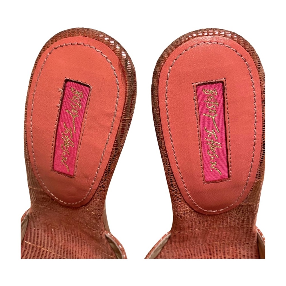 Betsey Johnson Pink Sparkle Slides. 8.5 - Picture 4 of 9